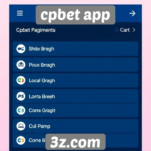 comparação de métodos de pagamento no cpbet app