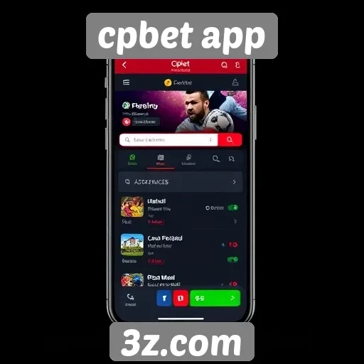 Avaliação da interface do usuário do cpbet app